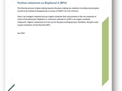 Position statement on Bisphenol A (BPA)