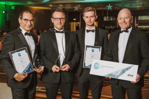 Joint winners Encirc and Socabelec with their Health and Safety Action awards