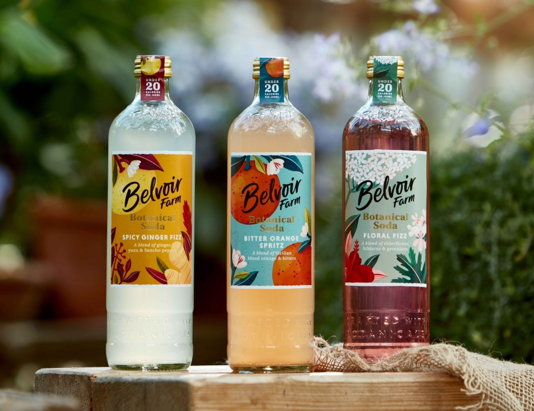 Ardagh Glass Packaging – Europe (AGP-Europe) has collaborated with B&B Studio and Belvoir Farm to create a new glass bottle design for Belvoir Farm’s new range of sophisticated, non-alcoholic Botanical Sodas.