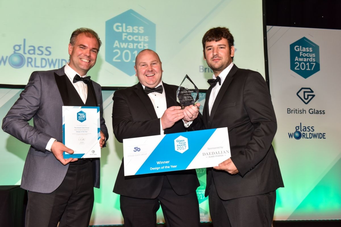 Stoelzle receive Glass Focus Award for design of the year, sponsored by Daedalain Glass Studios 
