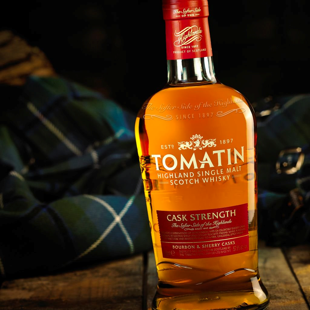 Tomatin Distillery's new whisky bottle manufactured by Allied Glass