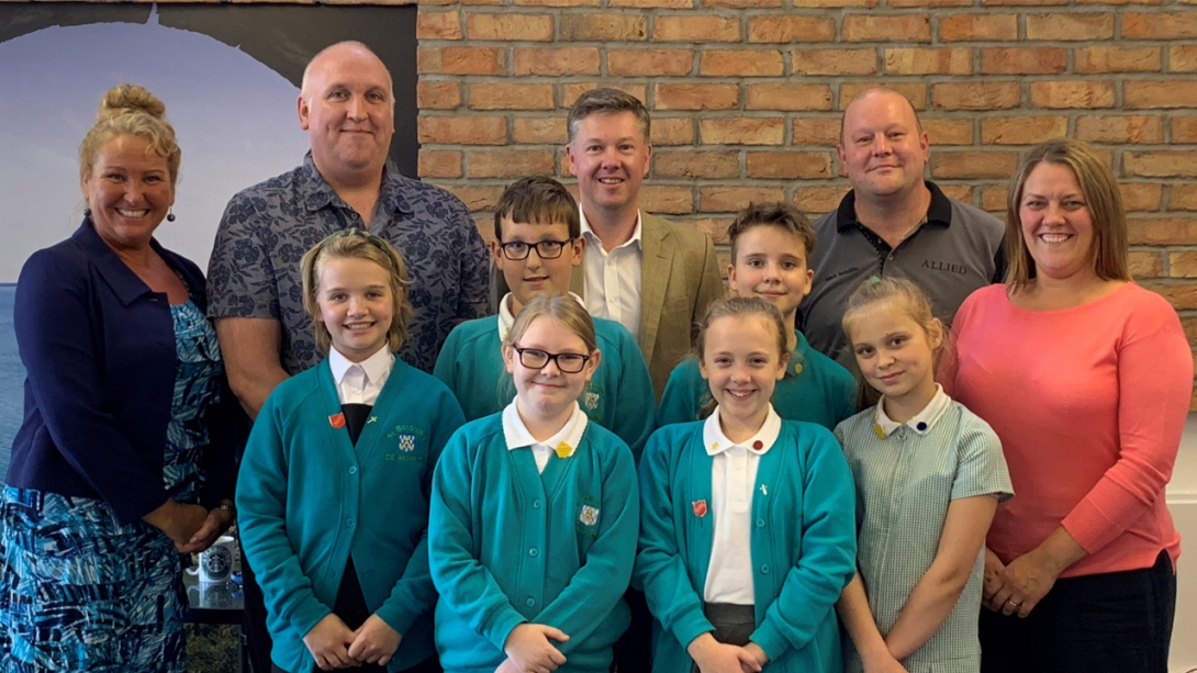 Allied Glass refurbish library at local school